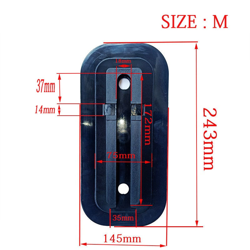Wakeboard inflatable surfboard rudder - Bottom slot M - CJJJJTJT12354-Bottom slot-M